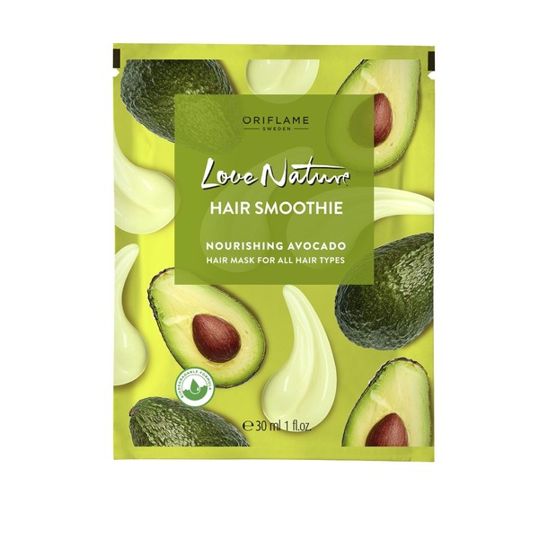 LOVE NATURE Hair Smoothie Nourishing Avocado Hair Mask for All Hair